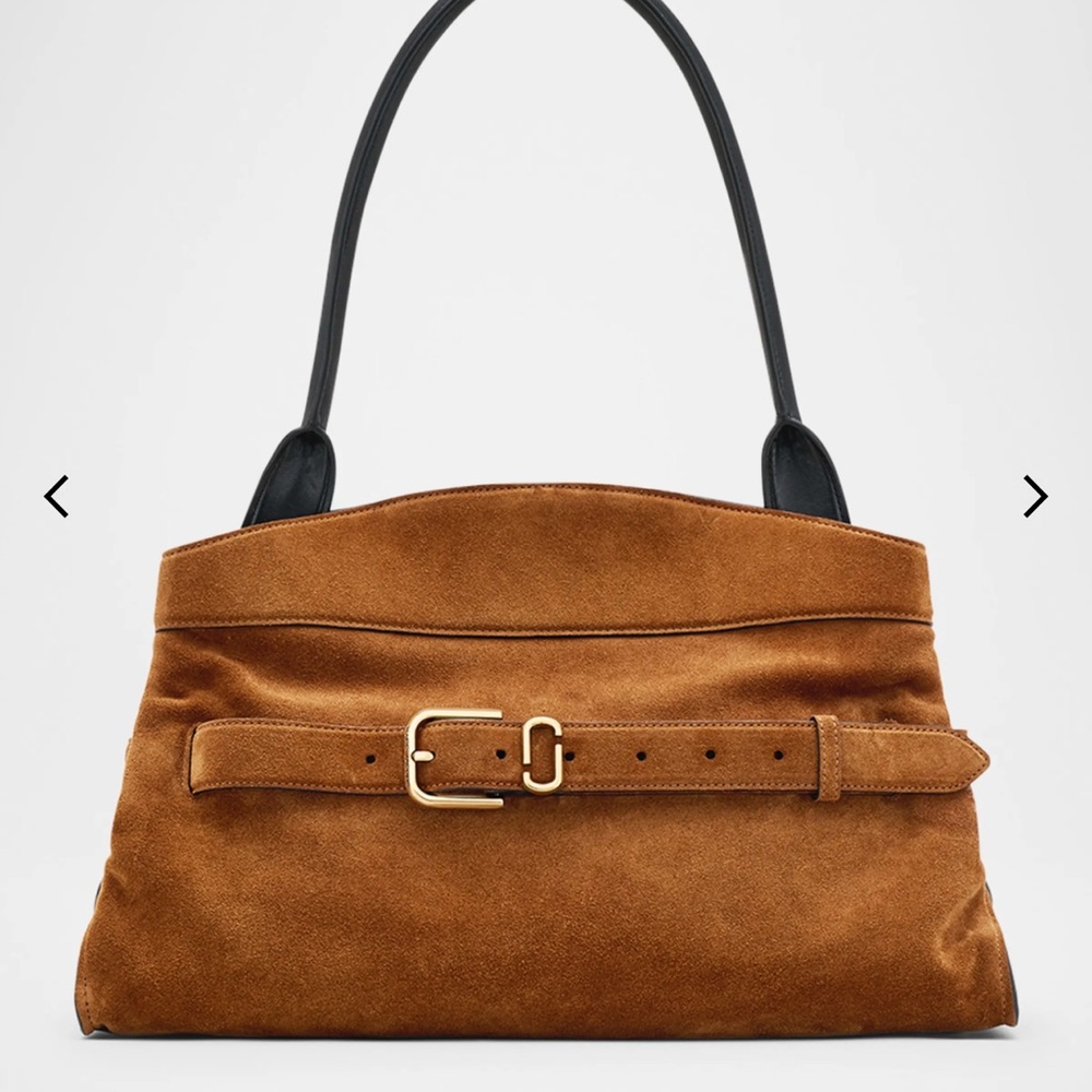 Marc Jacobs Tan Suede (Copper) Dakota Satchel Bag NWT